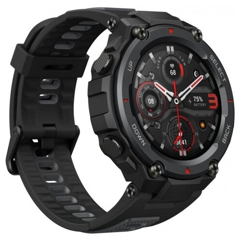 Умные часы Xiaomi T-Rex Pro Meteorite Black (A2013), черный умные часы amazfit t rex pro черный
