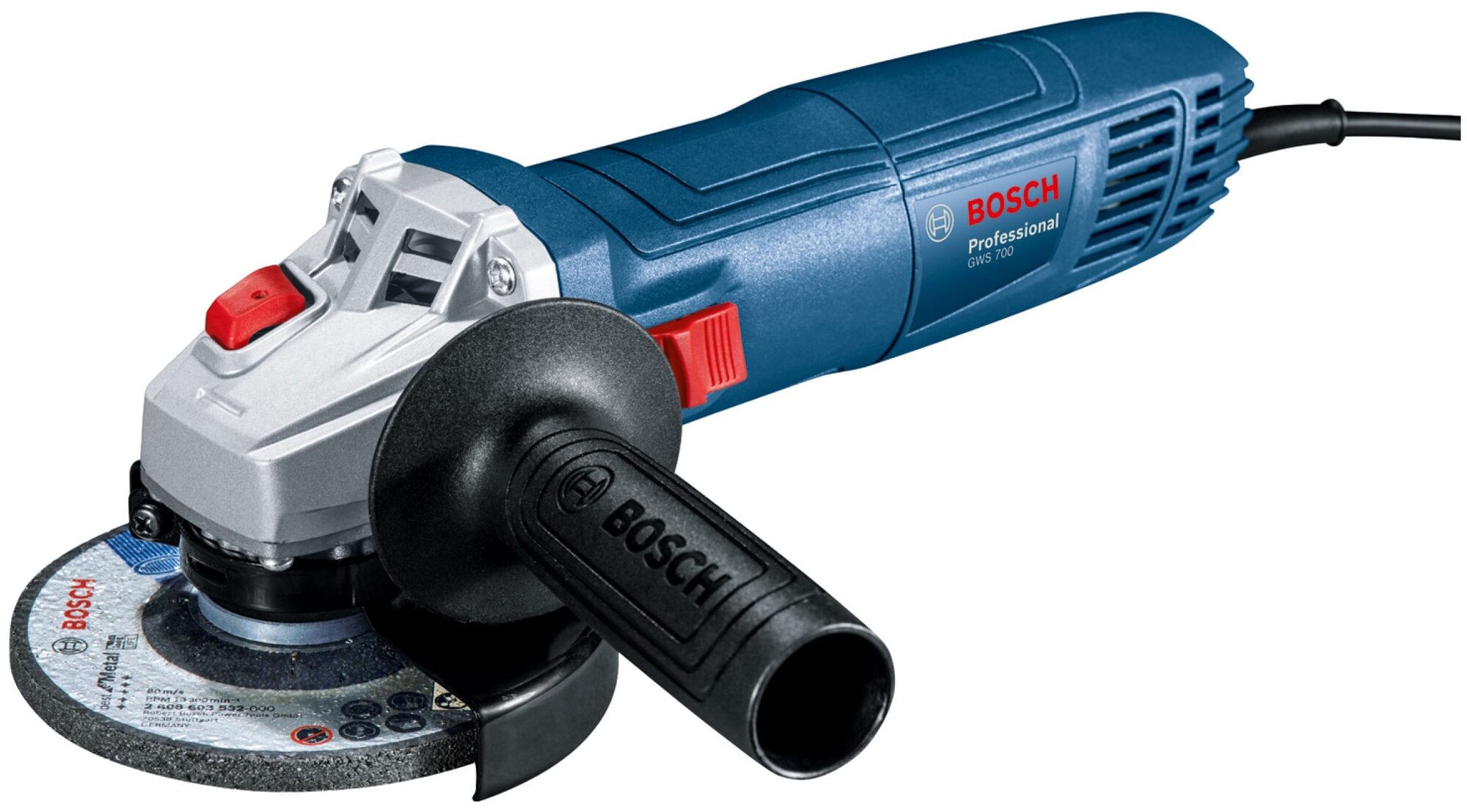 УШМ BOSCH GWS 700 (06013A30R0), 700 Вт, 125 мм, без аккумулятора