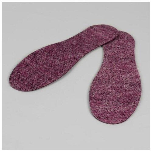 Стельки для обуви Мягкий след универсальные 36-46 р-р пара цвет бордовый 328₽