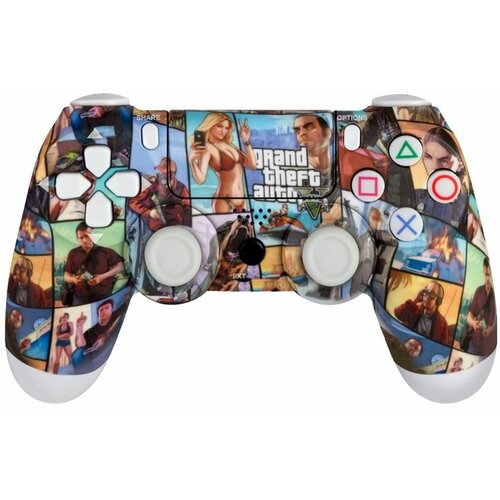 Геймпад для игровой приставки джойстик совместим с PlayStation PS4 и ПК Bluetooth беспроводной 128600₽