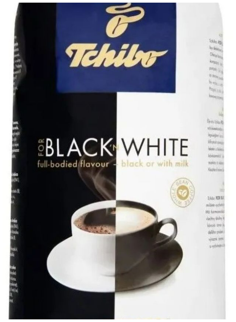 Кофе в зернах Tchibo Black&White, 1 кг - фотография № 3