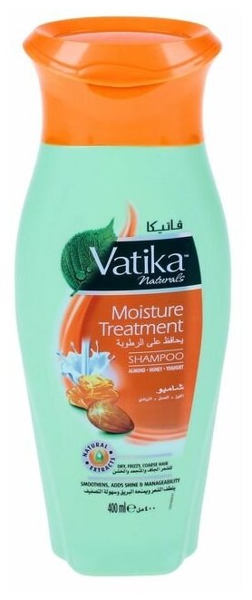 Шампунь для волос Dabur VATIKA Naturals (Moisture Treatment) - Увлажняющий 400 мл 1865370