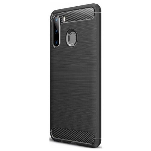 Противоударный чехол-накладка noname для Samsung Galaxy A21 SM-A215F Черный черный