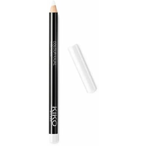 KIKO MILANO Карандаш-каял для нанесения на внутренний контур века Colour Kajal (02 White) цветной карандаш для внутреннего и внешнего века kiko milano smart colour eyepencil 1 12 мл