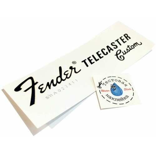 Декаль переводная на гитару Fender Telecaster Custom 2 наклейка декаль на гитару fender custom telecaster 1959 1964