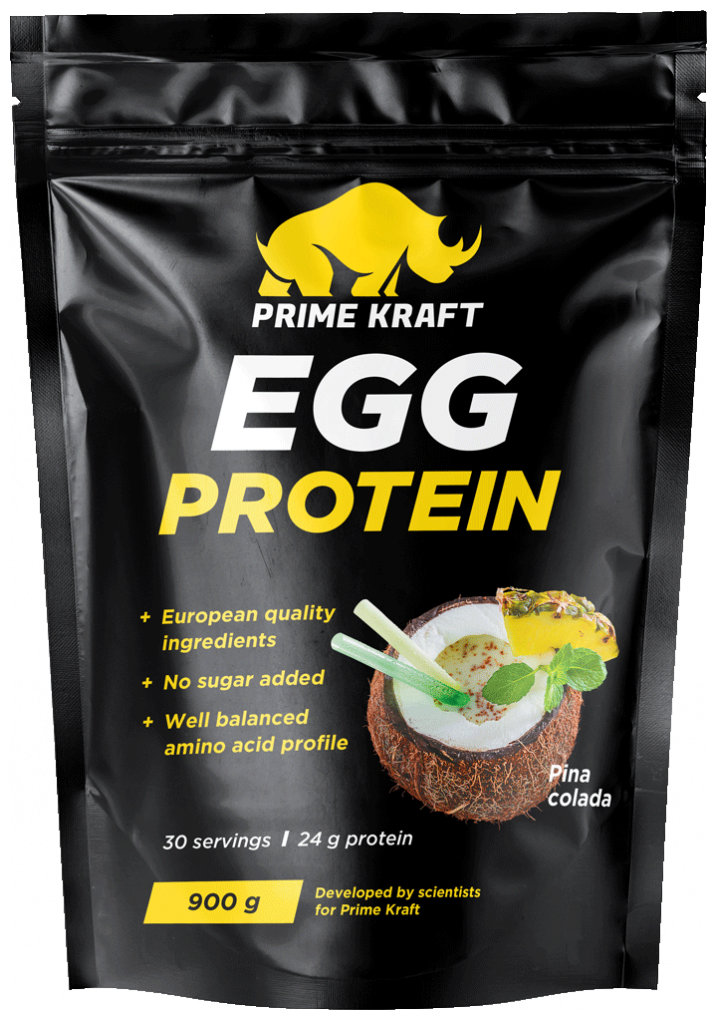 Протеин яичный PRIMEKRAFT "EGG Protein", Пина Колада, 900 г