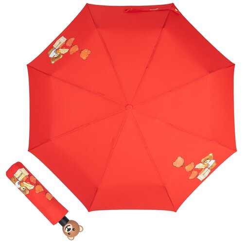 Зонт складной Moschino 8431-OCC Bear Balloons Red