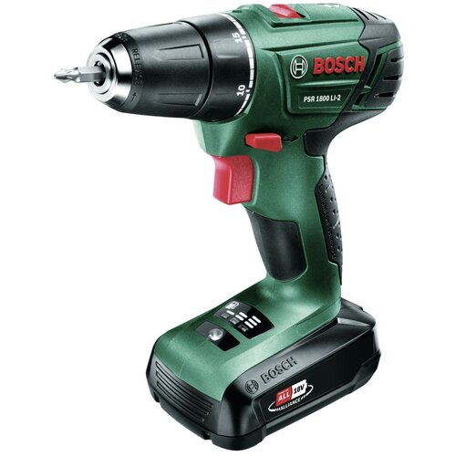 Аккумуляторная дрель-шуруповерт BOSCH PSR 1800 LI-2 6039A310B 1490000₽