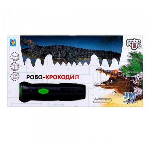 Купить Интерактивная игрушка «Робо- крокодил RoboLife», 1TOY (1ТОЙ), 1 TOY