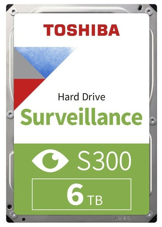 Toshiba Жесткий диск 6TB Surveillance S300 HDWT860UZSVA HDKPB06Z0A01S