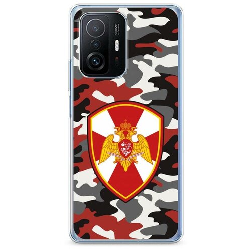 фото Силиконовый чехол "росгвардия красный камуфляж" на xiaomi mi 11t / сяоми ми 11t case place