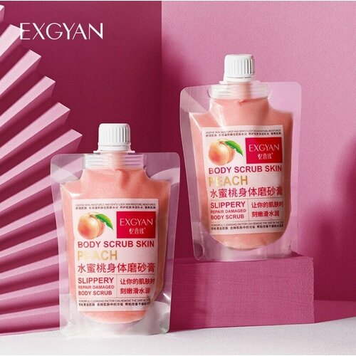 Скраб для тела с экстрактом персика EXGYAN BODY SCRUB PEACH, 300 ГР.