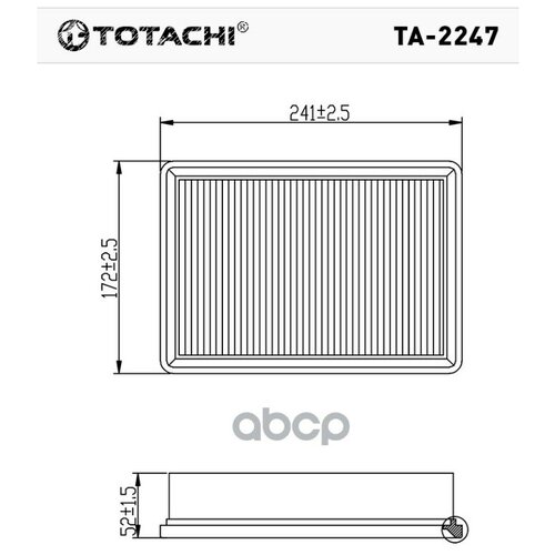 Totachi Фильтр Ta-2247 96950990 C24028 TOTACHI арт. TA-2247