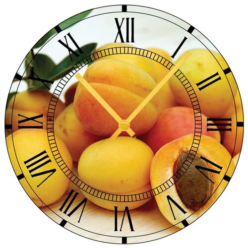 фото Svs настенные часы svs 3501284 kitchen абрикосы