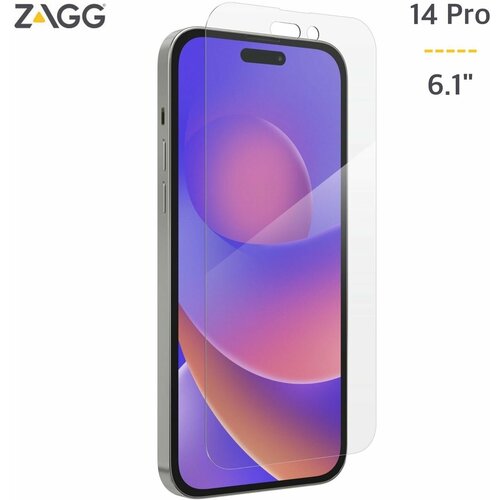 Стекло защитное ZAGG Glass Elite Edge Anti-Glare Plus Edge iPhone 14 Pro (6.1) матовое