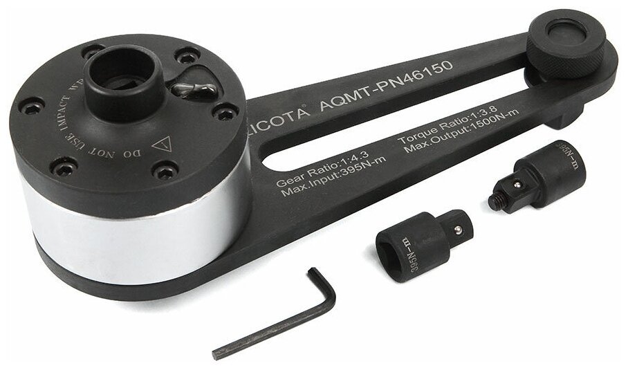 Licota AQMT-PN46150 Усилитель крутящего момента, мультипликатор 1/3.8, 1/2" х 3/4" 1500 Нм - фото №3