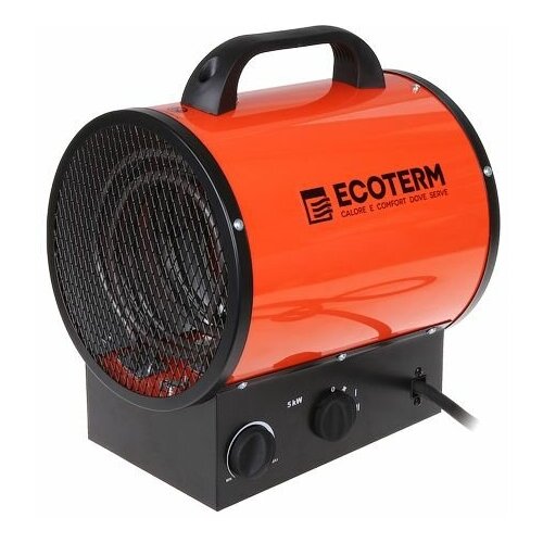 Нагреватель воздуха электр. Ecoterm EHR-05/3E (пушка, 5 кВт, 380 В, термостат) (ET1523-2) (ECOTERM)