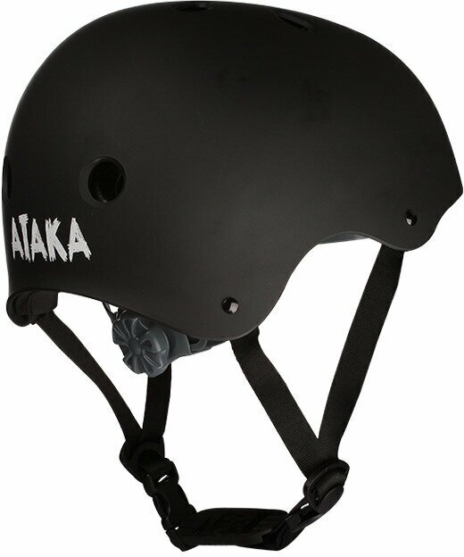 Классический шлем LOSRAKETOS ATAKA 13 NEW с регулятором съемными ушами и мягкой EVA внутри матовый черный