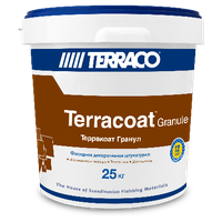 Terraco Terracoat Granule / Террако терракоат Гранул фасадная декоративная штукатурка 25кг зерно 2.00 мм