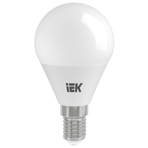 фото Лампа светодиодная iek eco g45 шар 7вт 230в 4000к e14, 10 шт.
