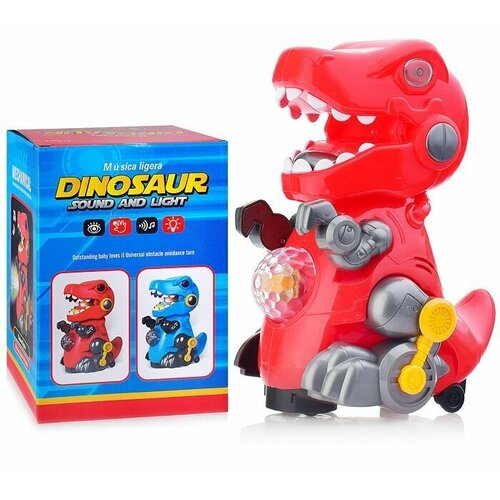 Динозавр на батарейках, в коробке каталка d0360 динозавр на батарейках в сетке