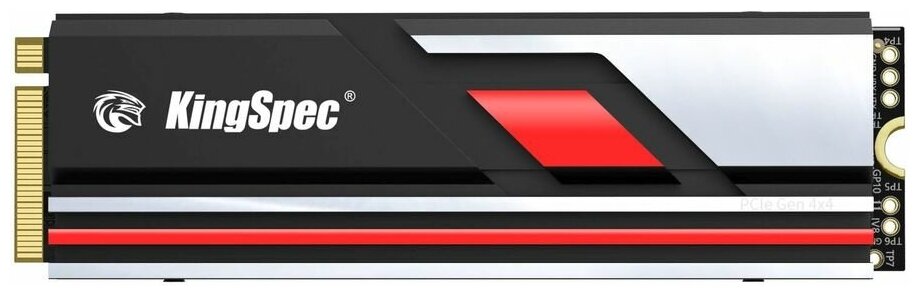 SSD накопитель KINGSPEC XG7000-512GB PRO 512ГБ, M.2 2280, PCI-E 4.0 x4