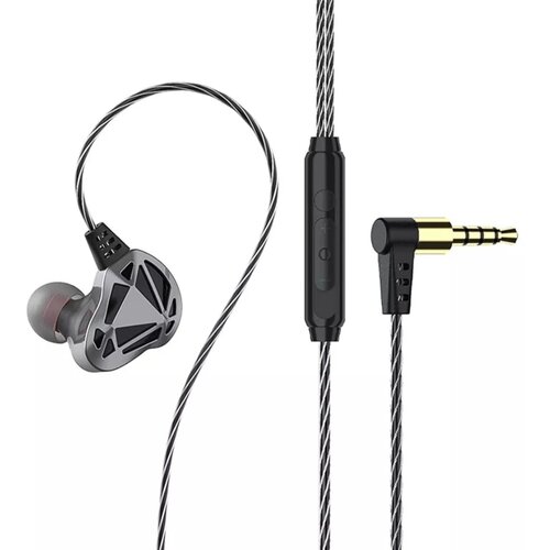 Наушники Hi-Fi проводные спортивные QKZ AK7 серые 108200₽