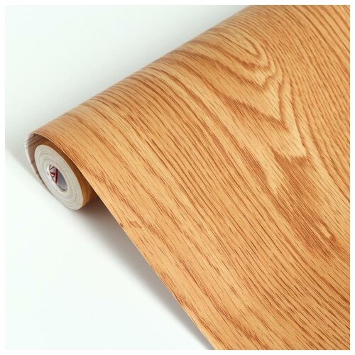 Пленка самоклеящаяся DB 2002 Дерево светло-коричневое 045х8м 1116₽