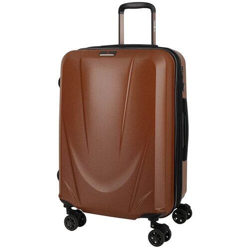 фото Чемодан eberhart drive средний м поликарбонат коричневый 04d-018-424