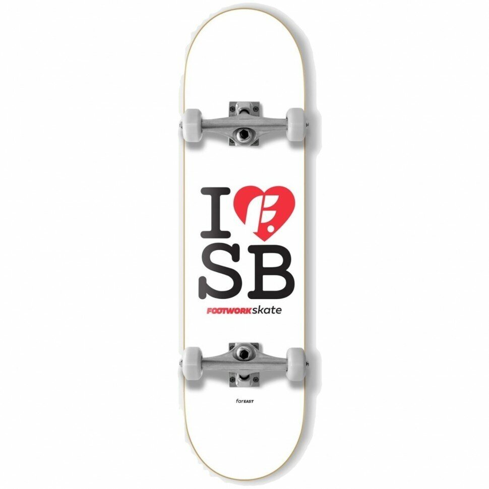 Комплект скейтборд FOOTWORK I Love Sb 8 дюйм 2022 - фото №14