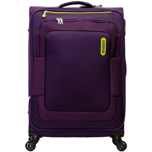 Чемодан American Tourister, M, тканевый, фиолет.