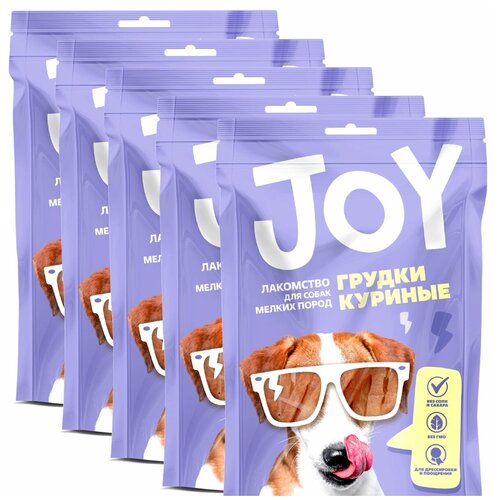 фото Joy набор лакомств для собак мелких пород joy грудки куриные 60 г (5 шт.)