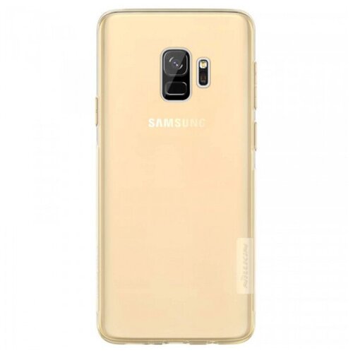 накладка силиконовая nillkin nature tpu case для samsung galaxy s9 plus g965 прозрачно золотая Nillkin Nature Силиконовый чехол для Samsung Galaxy S9