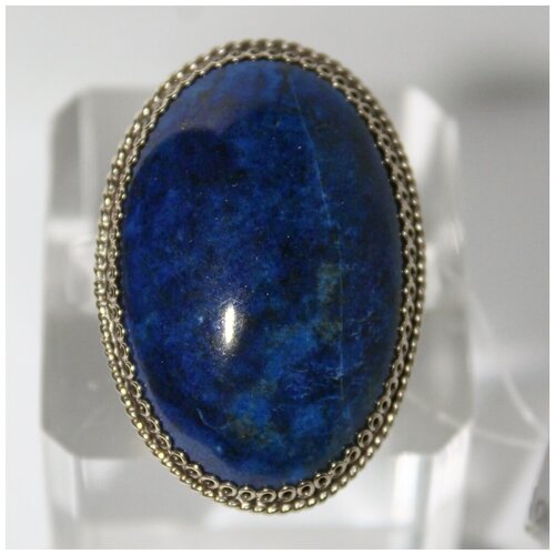 Кольцо True Stones, лазурит, размер 18, синий