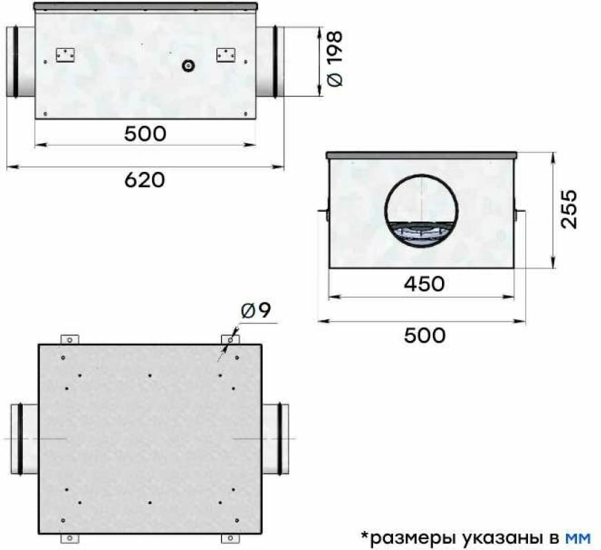 Naveka Вентилятор канальный круглый шумоизолированный Vs(ac1/d)- 200 Compact УН-00006109 . - фотография № 3