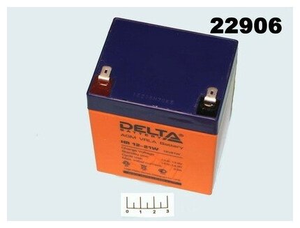 HR 12-21 W Delta Аккумуляторная батарея (HR 12-21 W) Delta Battery - фото №5