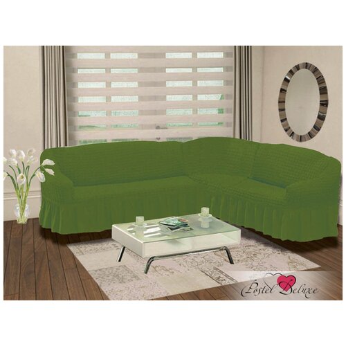фото Bulsan чехол на диван угловой цвет: зеленый