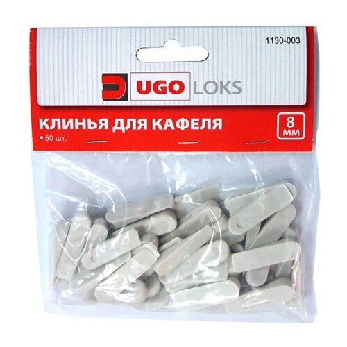Клинья для кафеля малые UGO LOKS 23х8мм 50шт стеклорез роликовый с маслом ugo loks до 8мм