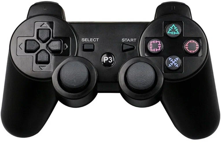 Беспроводной джойстик / геймпад / контроллер для PS3 (Bluetooth) Черный / геймпад