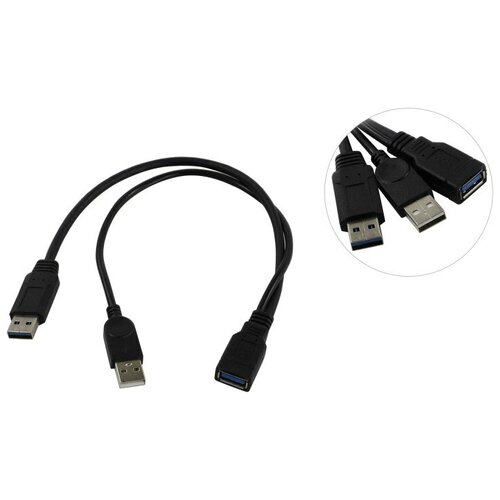 USB 3.0 A -> A+доп.питание KS-is KS-447