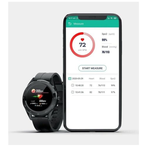Умные смарт-часы Smart Sports Watch Y10 Черный