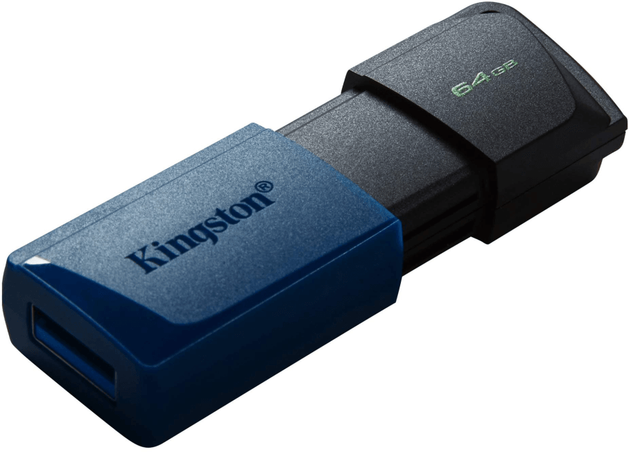 Флеш Диск Kingston 64Gb DataTraveler Exodia M Dtxm/64gb USB3.0 черный/синий Dtxm/64gb