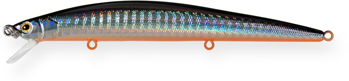 Воблер Минноу Strike Pro Koffana 210F, цвет: A70-713 Black Silver OB, (EG-145C-F#A70-713)