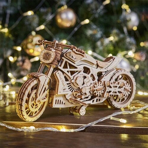 фото Сборная модель wood trick - мотоцикл dms хэппидом