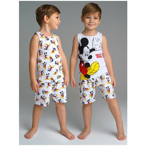 фото Майка playtoday, 2 шт., размер 104, черный