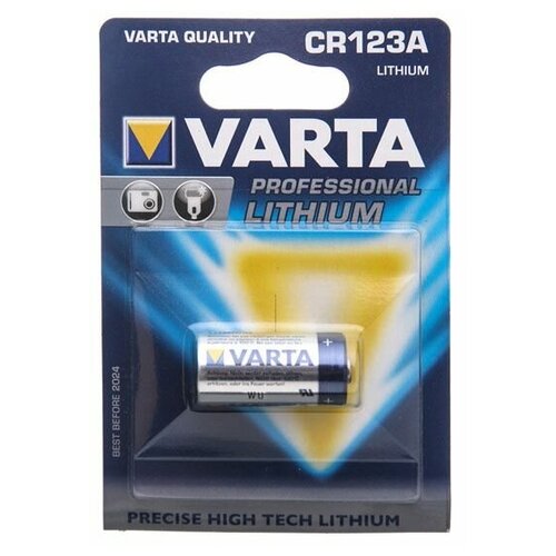 Батарейка VARTA PROFESSIONAL CR123А, 3 В BL1 батарейка varta cr1 3n 6131 bl1