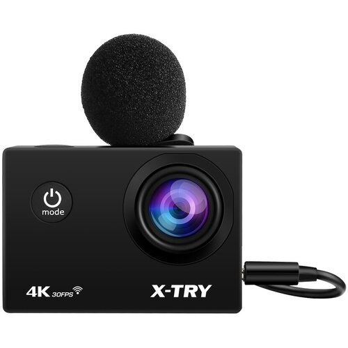 Цифровая камера X-TRY XTC180 EMR 4K WiFi цифровая камера x try xtc390 emr real 4k wifi standart