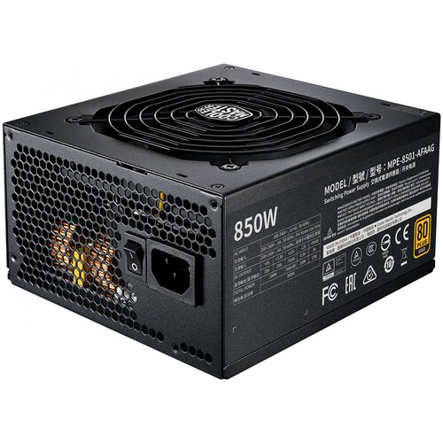 Блок питания 850 Ватт Cooler Master MWE Gold 850 V2 Full Modular MPE-8501-AFAAG-EU 2237000₽