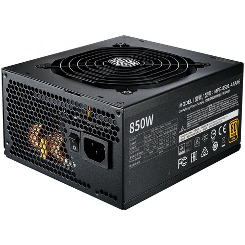 Блок питания 850 Ватт Cooler Master MWE Gold 850 V2 Full Modular (MPE-8501-AFAAG-EU)