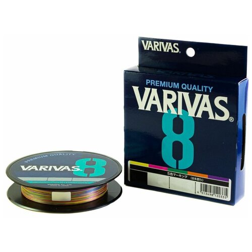 Плетеный шнур Varivas PE X8 Marking 1.0 150м 0,165мм